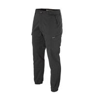 Unit Mens Pants Work Cuffed Surge Black