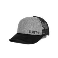 Unit Mens Headwear Trucker Cap Stake OSFM Charcoal