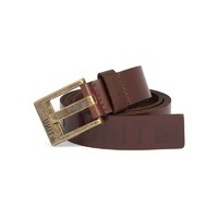 Unit Mens Belt Leather Fortitud Dark Choc