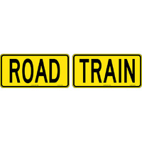 Road Train Metal 510x250mm Pack of 2