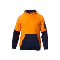 Hard Yakka Foundations Hi-Visibility Two Tone Brushed Fleece Hoodie